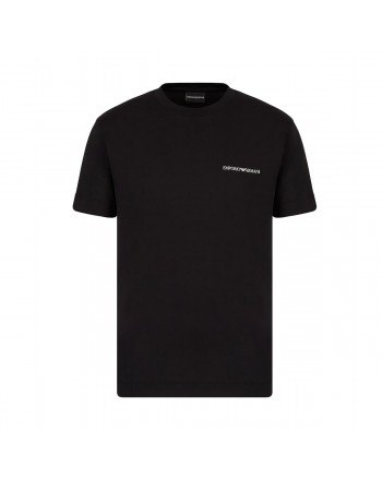 EMPORIO ARMANI - Crewneck T-Shirt Small Logo 3K1TF3 - Black -