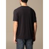 EMPORIO ARMANI - T-shirt in cotone logo grande 3K1TC0 - Navy -