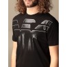 EMPORIO ARMANI - Large logo cotton T-shirt 3K1TC0 - Black -