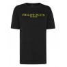 PHILIPP PLEIN - Iconic T-Shirt PLEIN gold WTK2180 - Black