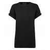 PHILIPP PLEIN - T-Shirt Girocollo con Spilla WTK2181 - Nero