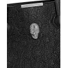PHILIPP PLEIN - Leather shopping bag with Monogram WBA1378 - Black