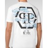 PHILIPP PLEIN - Cloud print crewneck T-shirt MTK5084 - White
