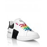 PHILIPP PLEIN - Sneakers Pelle e Gomma MSC3056 - Bianco