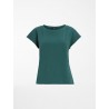 WEEKEND MAX MARA -  MULTIE Cotton T-Shirt WE594117110 - Palm Green