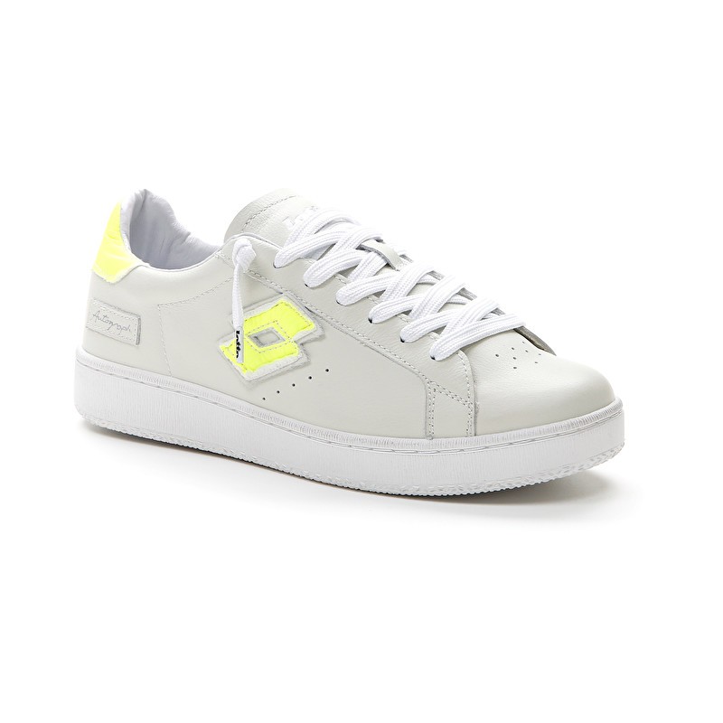 LOTTO LEGGENDA - AUTOGRAPH Sneakers - White / Yellow -