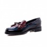 TOD'S - Two Toned Leather Loafers - Blue