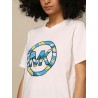 MICHAEL BY MICHAEL KORS - T-Shirt Mezza manica girocollo logo MS1501N97J  - Bianco
