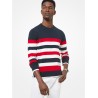 MICHAEL by MICHAEL KORS - Striped crewneck sweater CS1600H1SQ511 - Blue -