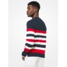 MICHAEL by MICHAEL KORS - Striped crewneck sweater CS1600H1SQ511 - Blue -