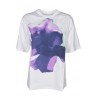 SPORTMAX -T-Shirt in Cotone AEROSO  SP297102110 - Bianco/Viola