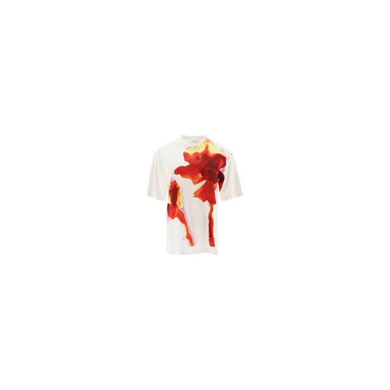 SPORTMAX - AEROSO Cotton T-Shirt SP297102110 - White/Red