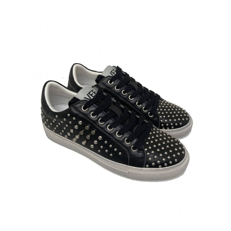 EMANUELLE VEE - Leather sneakers 411P - 803 - 13 - Black -