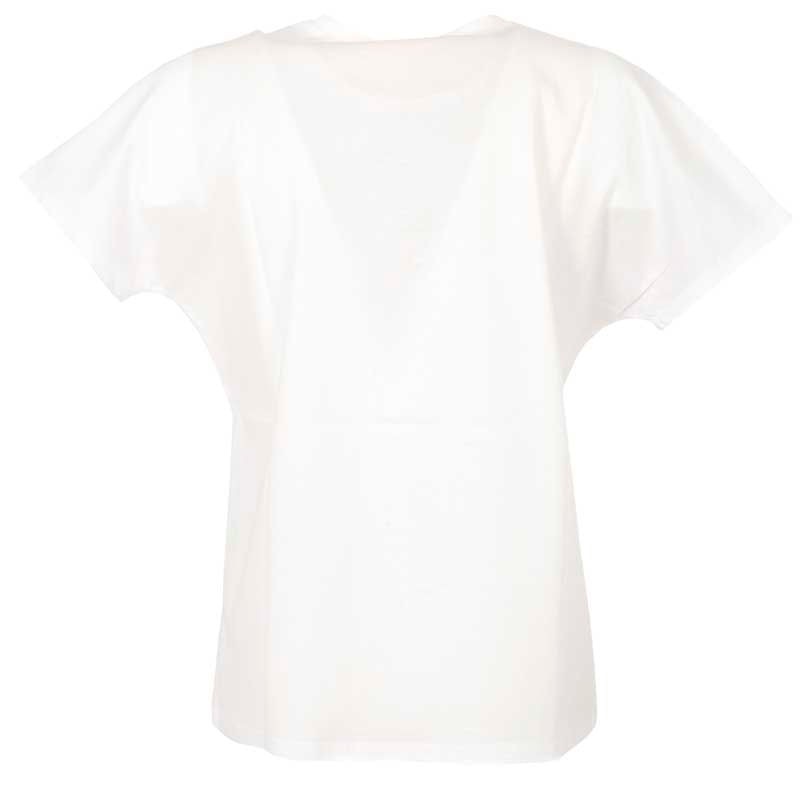 MAX MARA STUDIO  -  BAVIERA Maxi Flower T-Shirt - White