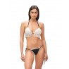 ME FUI - Bikini a Triangolo MOONLIGHT M210055 - Bianco/Nero