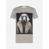 MAX MARA - DOGSTAR Cotton T-Shirt - Pearl Grey
