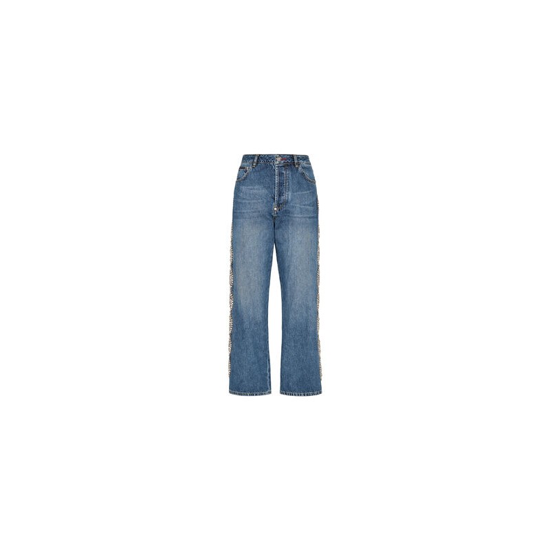 PHILIPP PLEIN - Jeans CRYSTAL CABLE- Denim