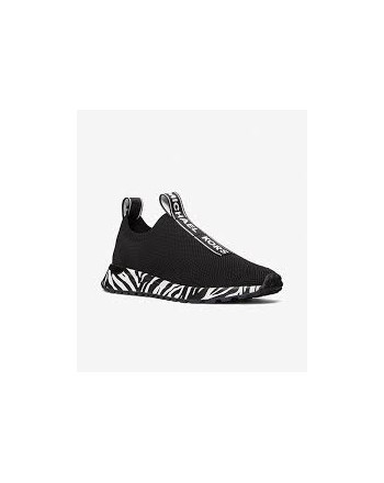 MICHAEL by MICHAEL KORS -  BODIE SLIP ON with Zebra  Sole  -Black/White