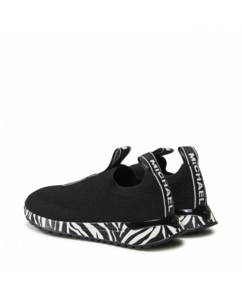 MICHAEL by MICHAEL KORS -  BODIE SLIP ON with Zebra  Sole  -Black/White