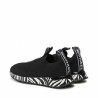 MICHAEL by MICHAEL KORS - Sneakers BODIE SLIP ON con Fondo Zebra  - Nero/Bianco