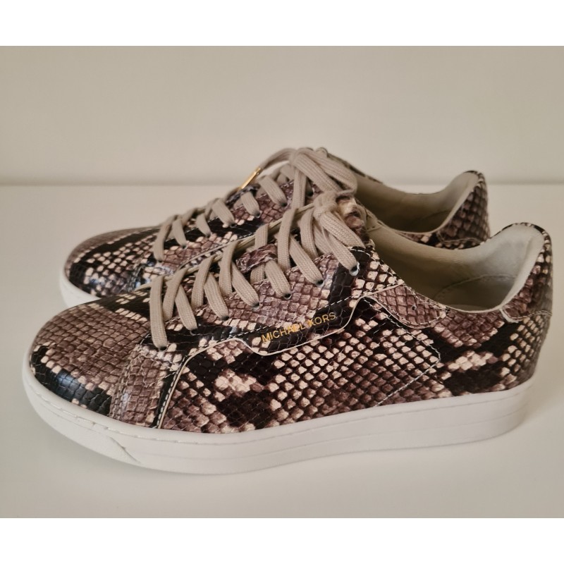 MICHAEL by MICHAEL KORS - Sneakers KEATING LACE UP Stampa Pitone  - Natural