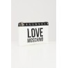 LOVE MOSCHINO - Clutch bag with contrasting logo JC4185PP1D - White