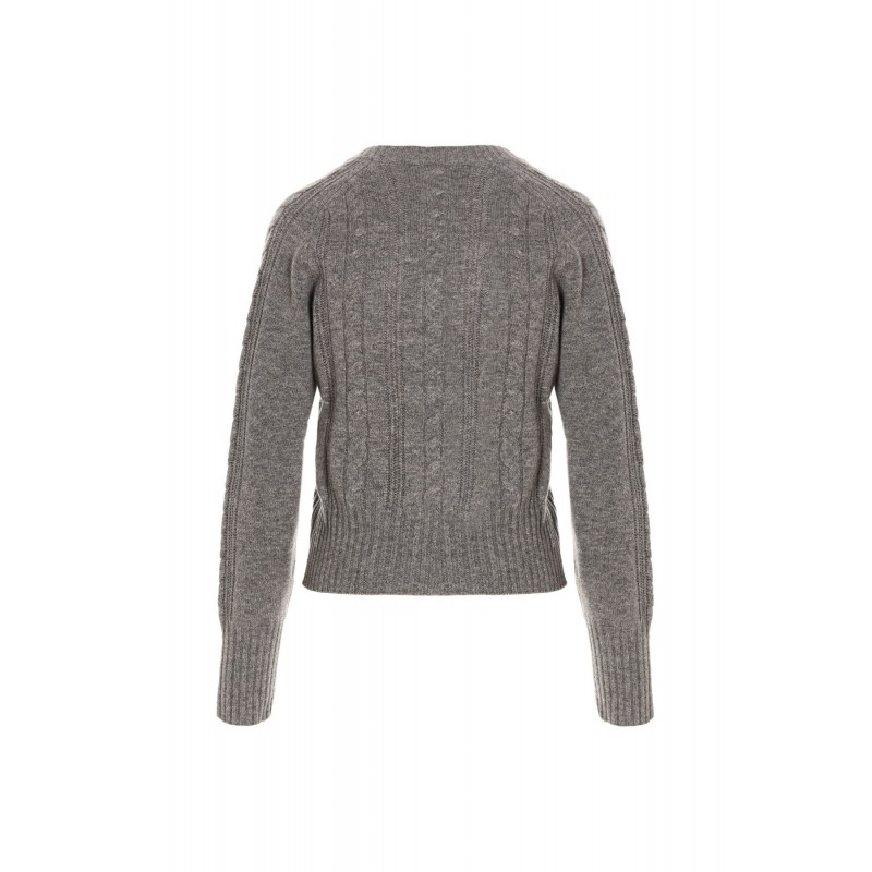 MAX MARA STUDIO - APPIA  Blended Cashmere Knit - Blended Grey