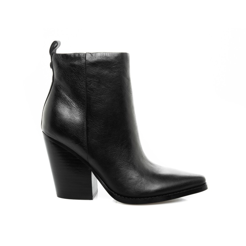KENDALL+KYLIE - Leather Half Boot - Black