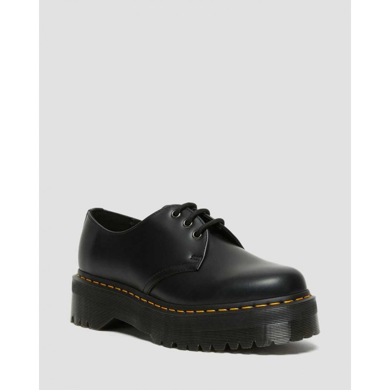 DR. MARTENS - Quad Polished low shoe 1461 25567001 - Black
