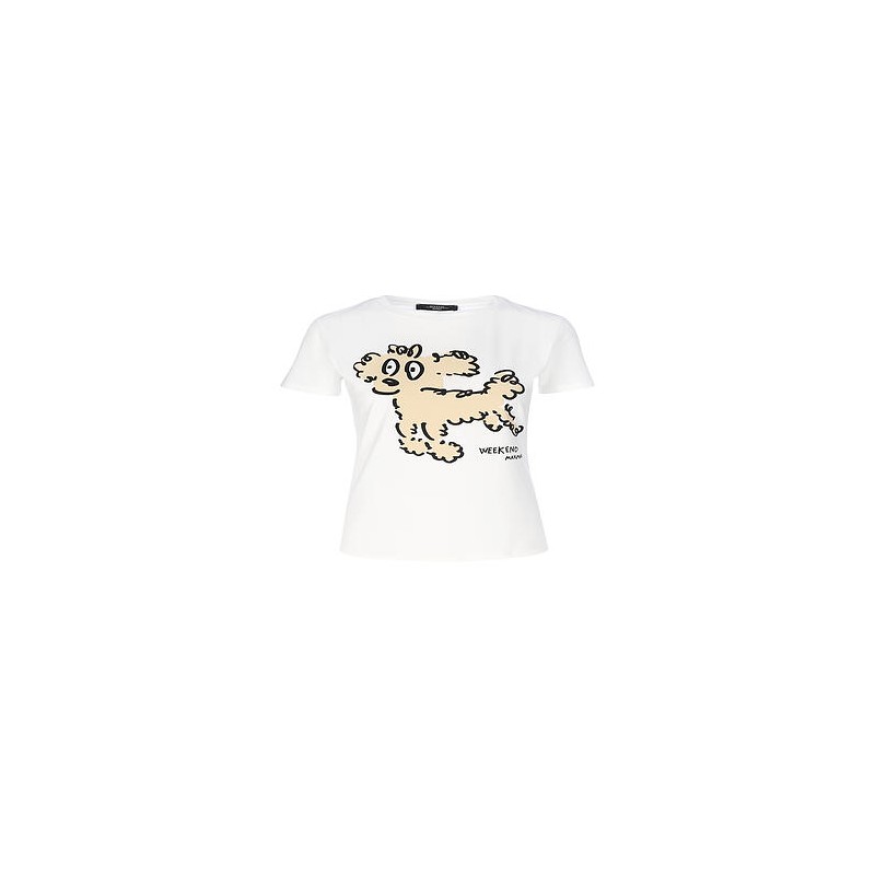 WEEKEND MAX MARA - RANA Printed T-Shirt - Poodle