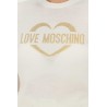 LOVE MOSCHINO - Wool Glitter Logo Knit - White