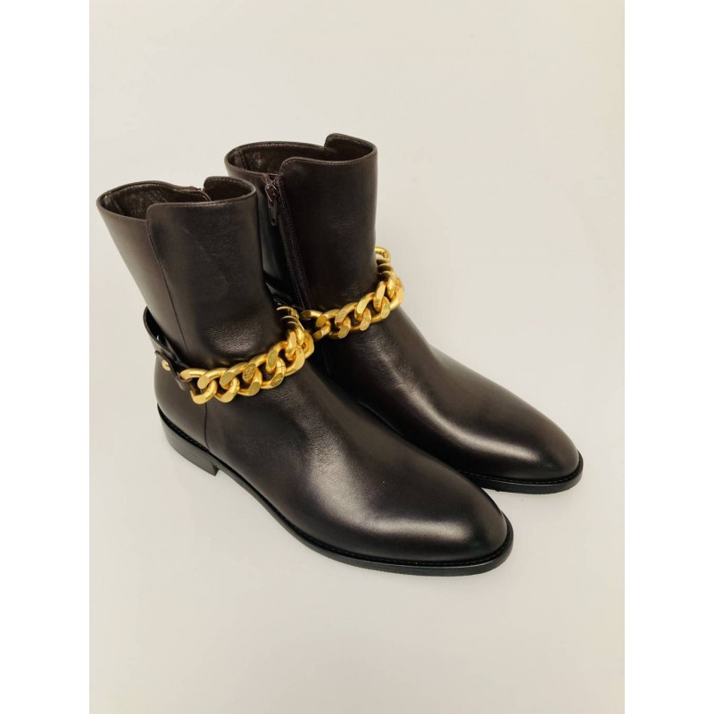 GUGLIELMO ROTTA - Victoria leather boot  7825 0006 - Brown