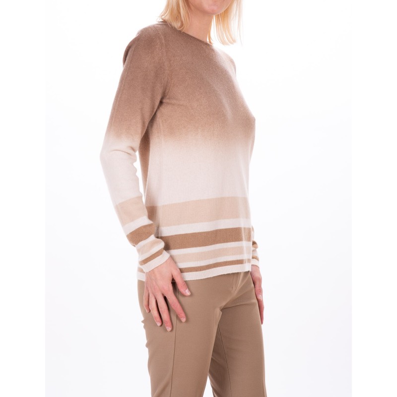 MAX MARA STUDIO - ZURIGO sweater in wool and cashmere - Camel/Mud