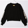 GCDS BABY - Sweatshirt with embroidery 028680 - Black