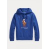 POLO RALPH LAUREN - Polo Bear and Big Pony hoodie 710853309 - Blue