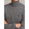 POLO RALPH LAUREN - Washable wool turtleneck sweater 710771090 - Gray