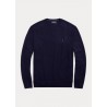 POLO RALPH LAUREN - Maglia in lana lavabile girocollo 710714346 - Navy