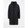 MAX MARA THE CUBE - GREENY Rainproof Fleece Coat - Black