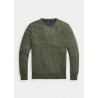 POLO RALPH LAUREN - Merino wool crewneck sweater 710667378 - Green Heather