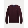 POLO RALPH LAUREN - Merino wool crewneck sweater 710667378 - Wine