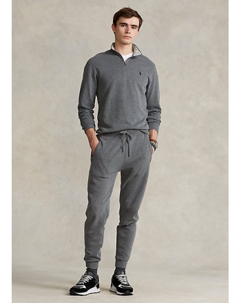 POLO RALPH LAUREN - Jogging trousers in fine jersey 710652314 - Gray