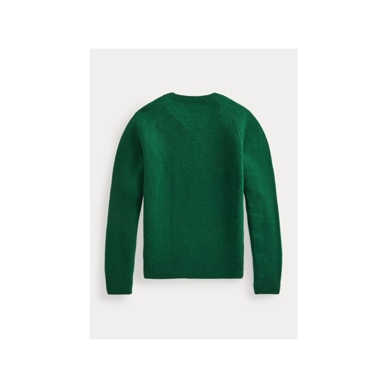 POLO RALPH LAUREN - Wool crewneck sweater 321/322850966 - New forest