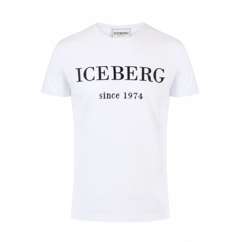 ICEBERG - T-Shirt con Logo - Bianco