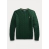 POLO RALPH LAUREN - Cable-knit cotton sweater 321/322702674 - College Green