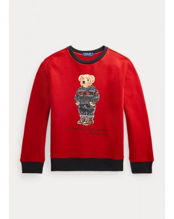POLO RALPH LAUREN - Polo Bear Sweatshirt 323853820 - Red