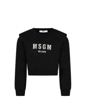 MSGM - MS027805 logo sweatshirt - Black