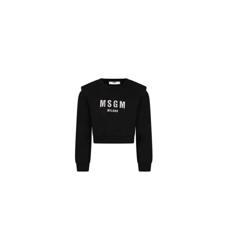 MSGM - MS027805 logo sweatshirt - Black