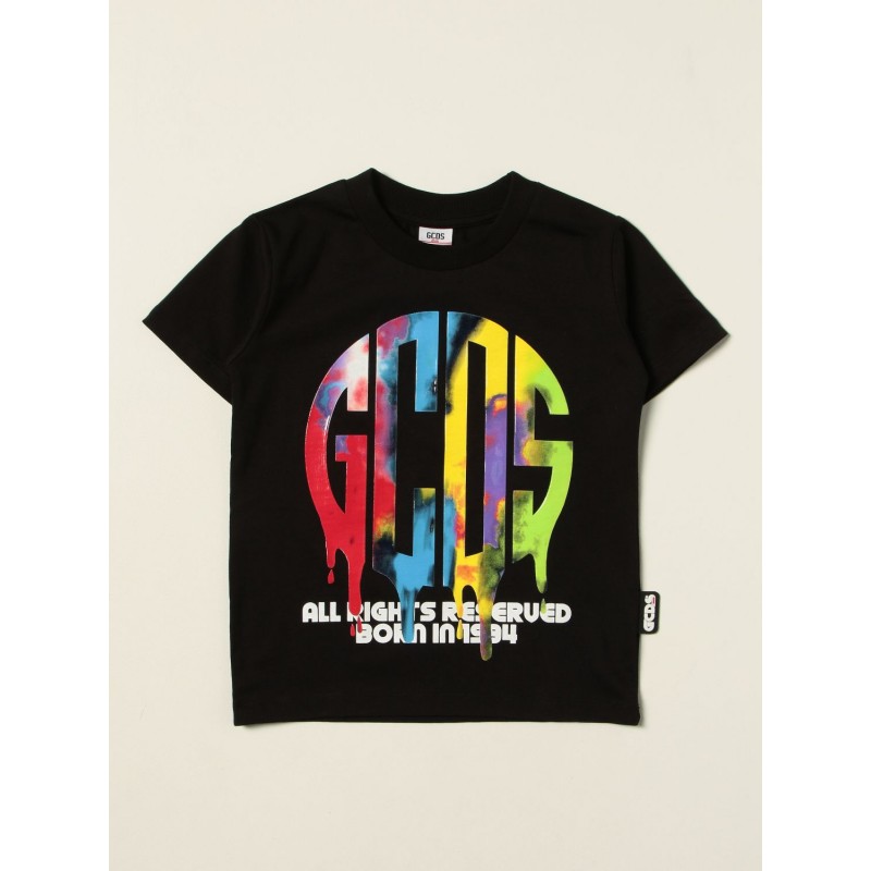 GCDS BABY - T-shirt con stampa 028455 - Nero