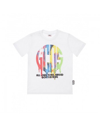 GCDS BABY - T-shirt con stampa 028455 - Bianco