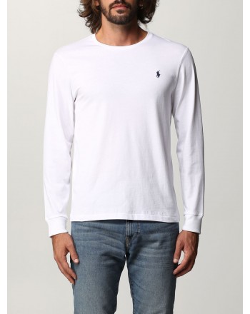 POLO RALPH LAUREN - T-shirt Polo Ralph Lauren in cotone 710671468 - Bianco